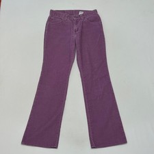 Vintage Levi  s 517 Purple Corduroy Boot Cut Pants Slim Fit Mid Rise Jeans Sz 7