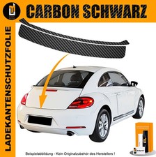 LACKSCHUTZFOLIE LADEKANTENSCHUTZ FÜR VW BEETLE 5C 2011-2019 CARBON SCHWARZ