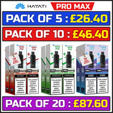 Hayati Pro Max Pods | Prefilled Refill Pods | 20mg | Hayati Pro Max Refills | UK