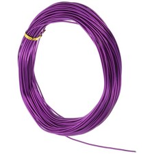 13 Gauge 1.8mm Aluminum Wire 100ft Bendable Metal Craft Armature Wire Purple