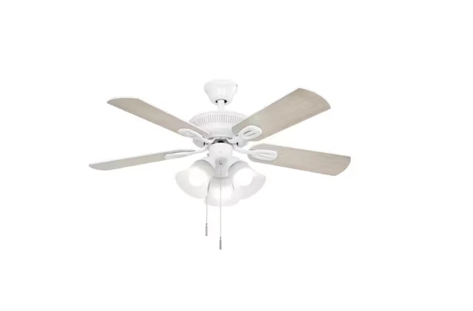 Hampton Bay White Ceiling Fans 42 in Fan Width for sale | eBay