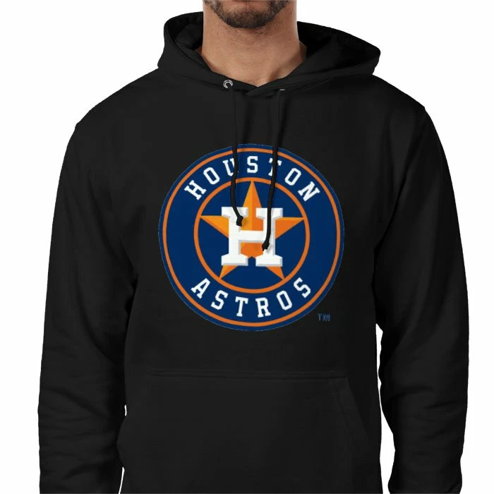 Houston Astros Mlb Baseball Hoodie Black 🇬🇧 Xs To 3XL