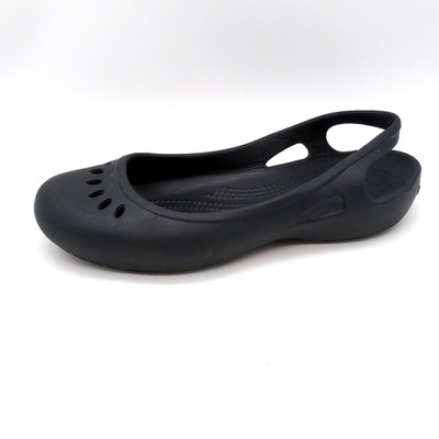 Crocs Shoes Womens Kadee Black 8 Ballet Flats Slingback Iconic Comfort Casual
