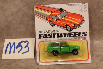 M53B VINTAGE FASTWHEELS DIECAST PLAYART RANGE ROVER HONG KONG RARE GREEN