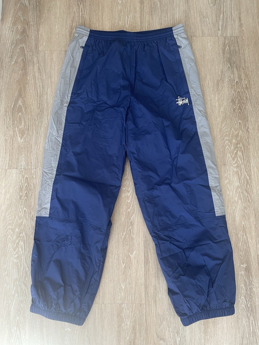 Set Of Stussy nylon Track Pants Black And Navy Medium Spring '26