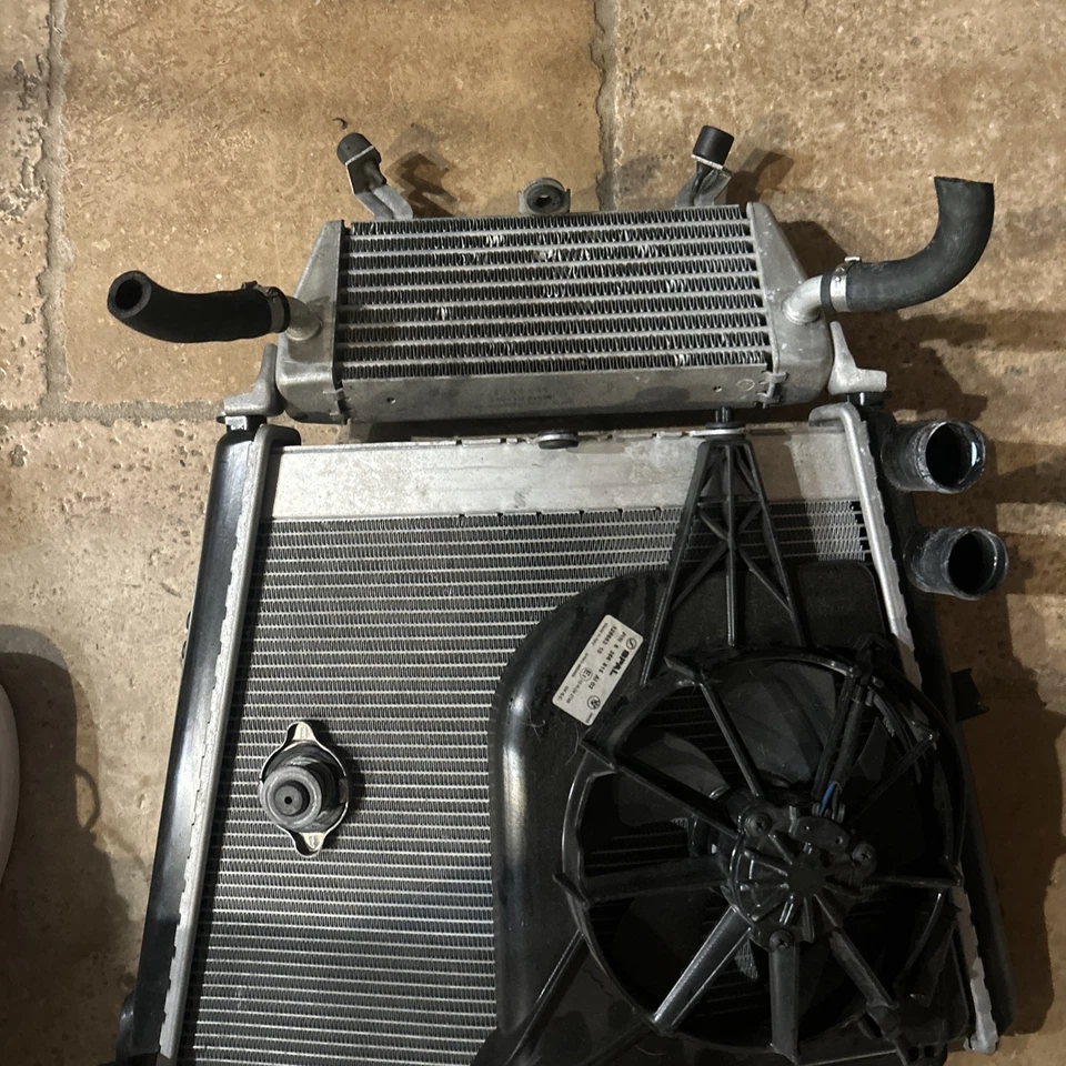 Радиатор и масляный радиатор подходят для BMW M1000RR и вентилятора 2021-2025 S1000RR 2019-2024 - Изображение 2 из 4