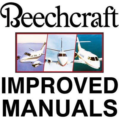 Beechcraft Baron 58P 58PA Shop Service, Maintenance, Parts Wiring -9- Manual Set