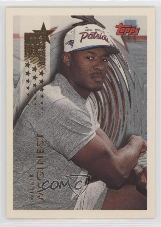 1994 Topps Willie McGinest #74 Rookie RC 1u0