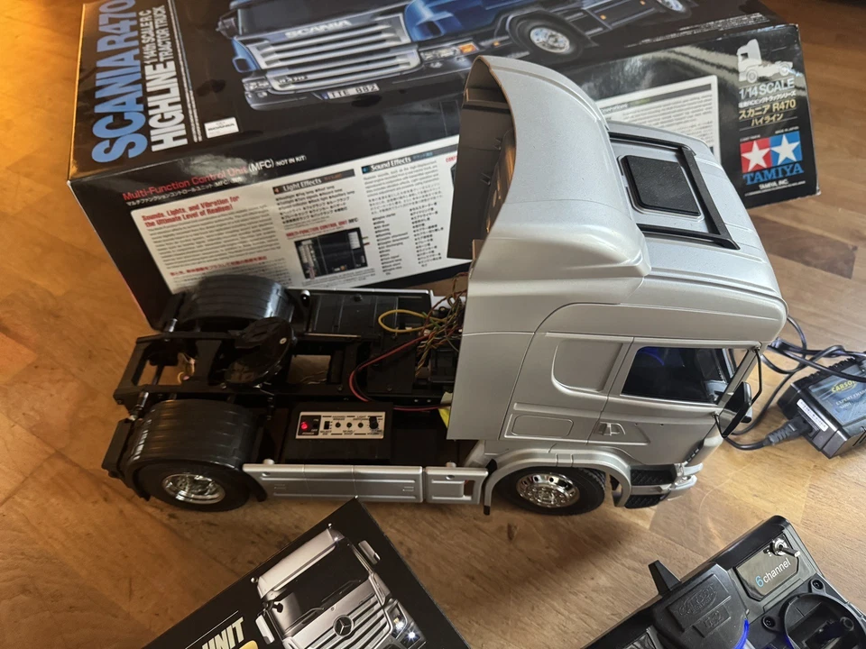 Tamiya 56364 1:14 RC Scania R470 Silber Edition 300056364, MFC-03, Reflex Stick, - Bild 4 von 4
