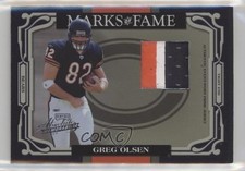 2007 Playoff Absolute Memorabilia Materials Prime 14/50 Greg Olsen #MOF-35 s5j