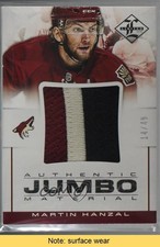 2012 Panini Limited Authentic Jumbo Material Prime 14/49 Martin Hanzal READ k5i