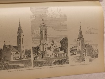 RK 1901 Bauzeitung 39 Berlin Kunstausstellung Architek Schilling Gräbner Dresden
