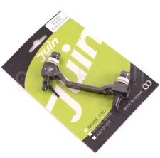 JUIN Post Mount PM/PM adapter 160,180,203mm Black for Bike Disc Brake Caliper