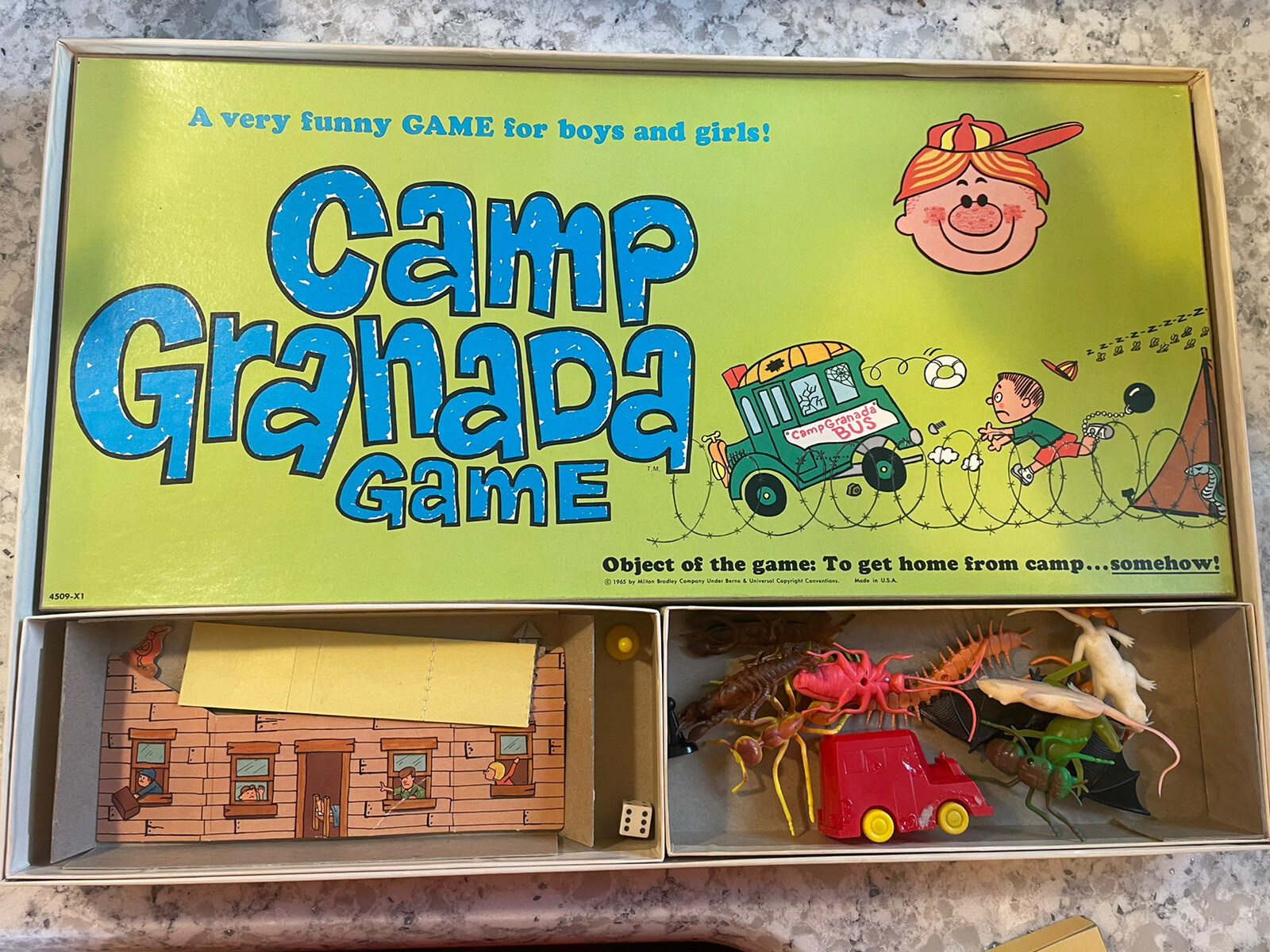Vintage Allan Sherman's CAMP GRANADA Game 1965 READ eBay