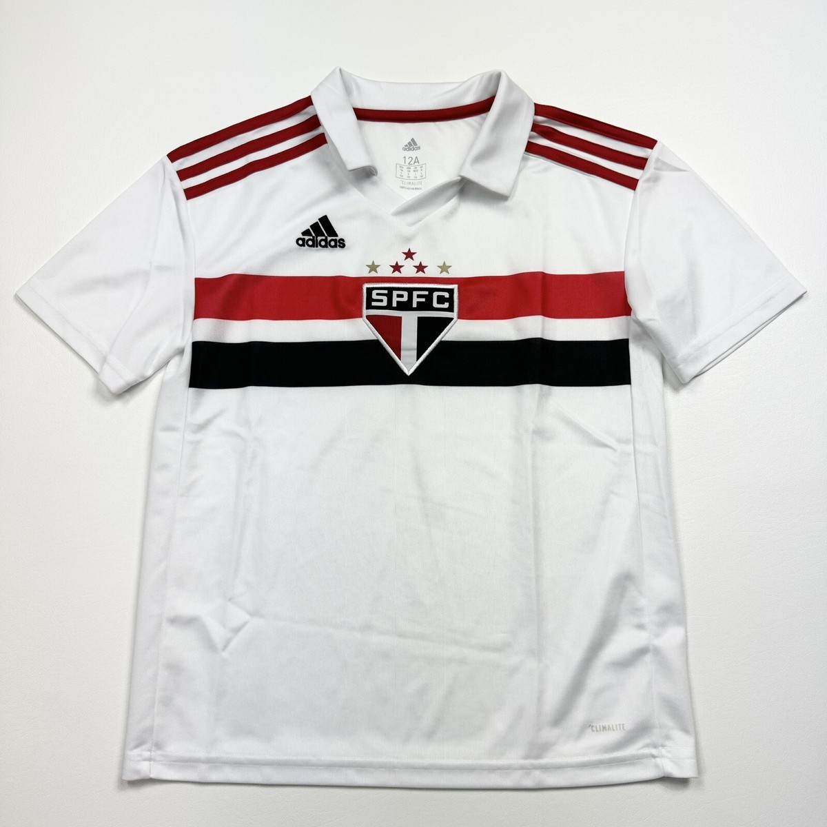 2018 Boy's/Kid's Adidas 'Climalite São Paulo FC Soccer Jersey Size