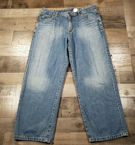 Timberland Jeans Mens 38 Mid-Rise Straight Relaxed Pockets Stone Wash Blue  Denim | eBay