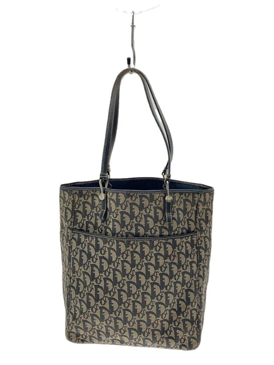 Sac cabas Christian Dior toile multicolore motif total occasion