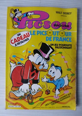 #Picsou Magazine# N°137 (Juillet 1983) / avec Cadeau le Picsoutour de France - Photo 1/4