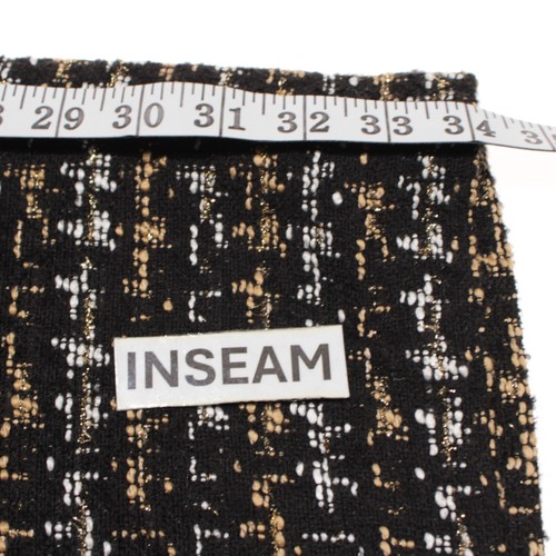 L'agence NWT Tweed Dress Pants Size 0 US In Black / Tan / White Polyester Blend - Picture 7 of 12