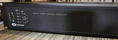 Crestron AV2 Audio Video Control Processor with Card Cage and Two C2 COM3 Cards