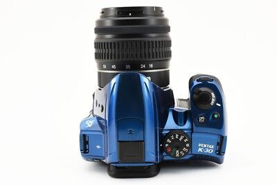 Pentax K-30 16.3MP Digital SLR Camera Blue w/18-55mm Lens