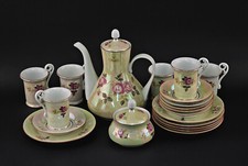 9240066 Kaffee-Service Weimar Rosen gelb lüstriert H22,5cm