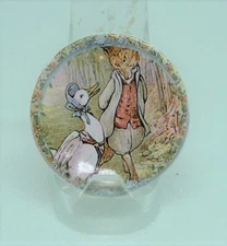 Cute 1:12 Scale Miniature Beatrix Potter Ceramic Plate