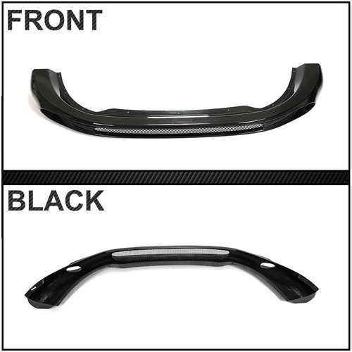 For Porsche Macan SUV 2022-2023 Real Carbon Fiber Front Bumper Lip Chin Spoiler - Picture 9 of 10