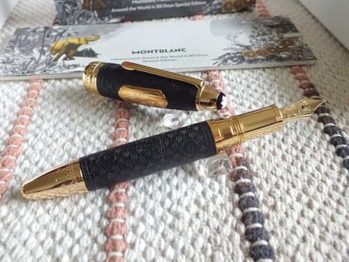 Montblanc Around the World in 80 Days Solitaire LeGrand 146 18K Fountain Pen - 第 6/19 張圖片