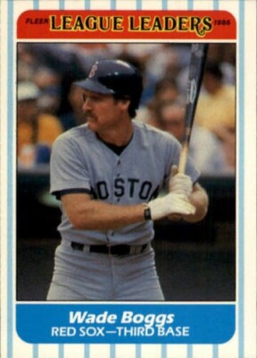 A8103 1986 Fleer League Leaders BB Trading Card #1-44 -You Pick-