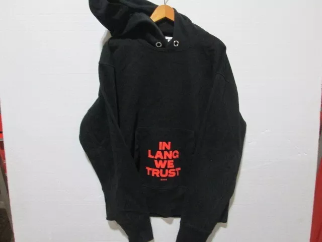 Authentic Helmut Lang In Lang We Trust Hoodie SZ XXL MENS A 13