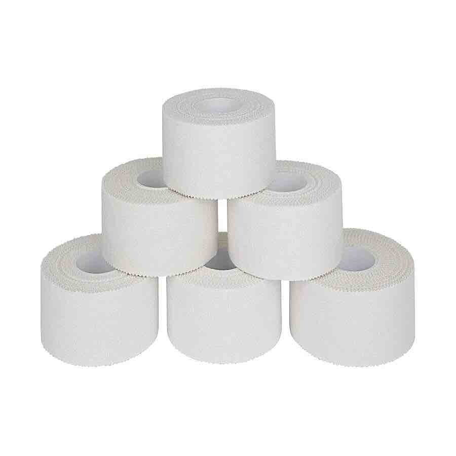 1 rollo de cinta deportiva atlética blanca - 3,8cm x 10m, escalada, gimnasia, crossfit.