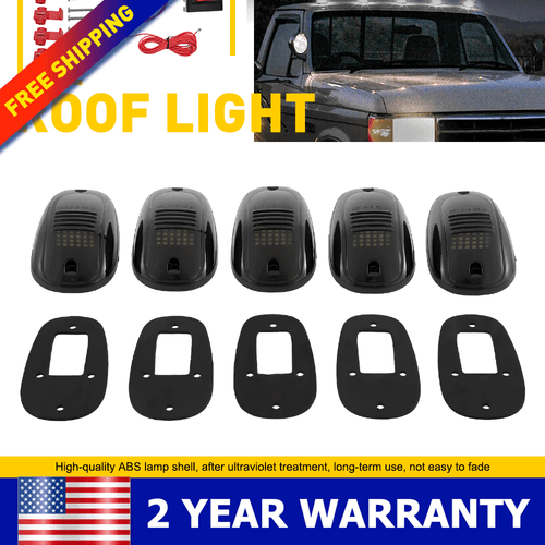 For Dodge RAM 1500 2500 3500 Rooftop Cab Running Light LED 6000K Smoked Lens Kit