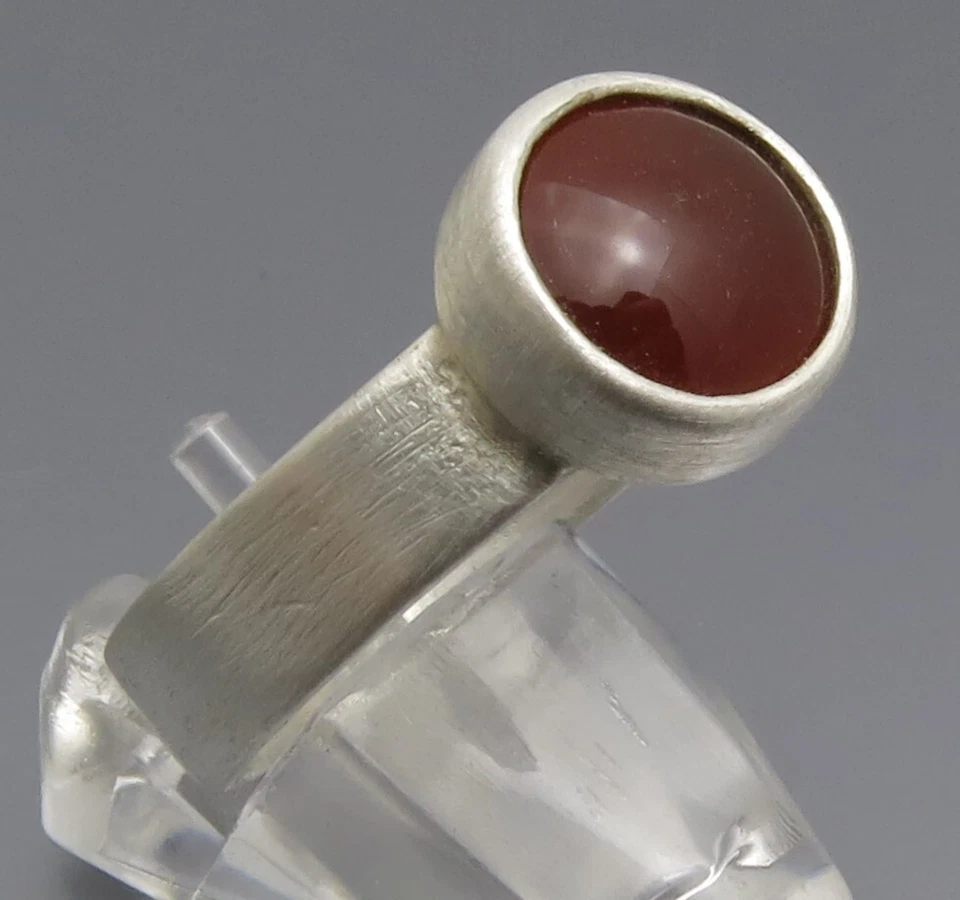 REIF-DESIGN - ANTIK STYLE CARNEOL RING - AUS EIGENER GOLDSCHMIEDE-999 FEINSILBER - Bild 3 von 4