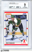 Mike Modano BGS 9+: 1990-91 Score All-Rookie Team Card #327. rookie card picture