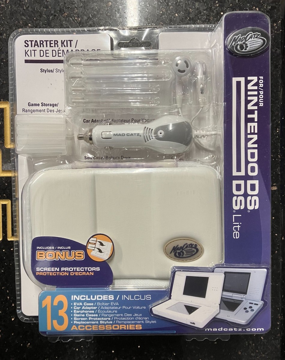 Nintendo DS Lite White Starter Kit - Mad Catz *NEW* | eBay