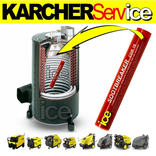 KARCHER STEAM CLEANER SERVICE HEATER HEATING BOILER COIL SOOT REMOVER
