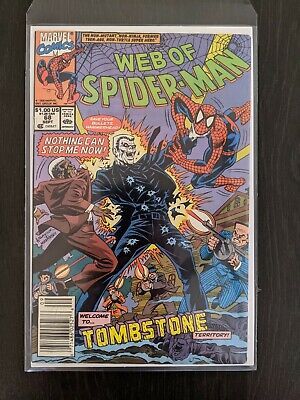 Web of Spider-Man #68 Direct Market Edition ~ NEAR MINT NM ~ 1990 Marvel