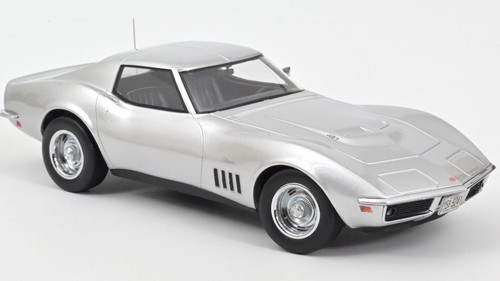 Chevrolet Corvette Coupe' 1969 Silver 1:18 Modell Norev
