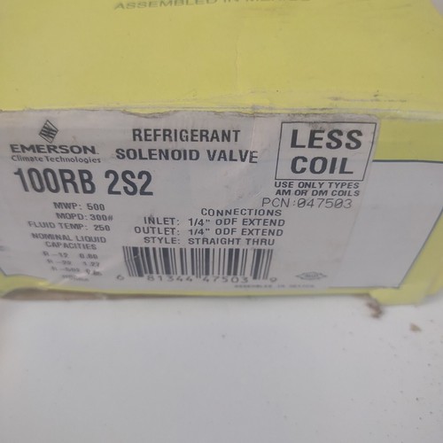 Magnetventil Emerson - 100RB 2S2 Neu im Karton 1/4 Schweiß - Bild 5 von 6