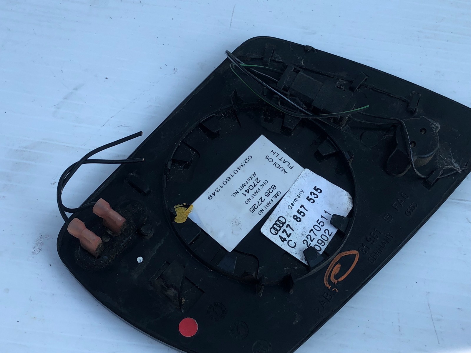 2001-03 Audi A6 Allroad Left Driver Side Mirror Glass OEM Heated  