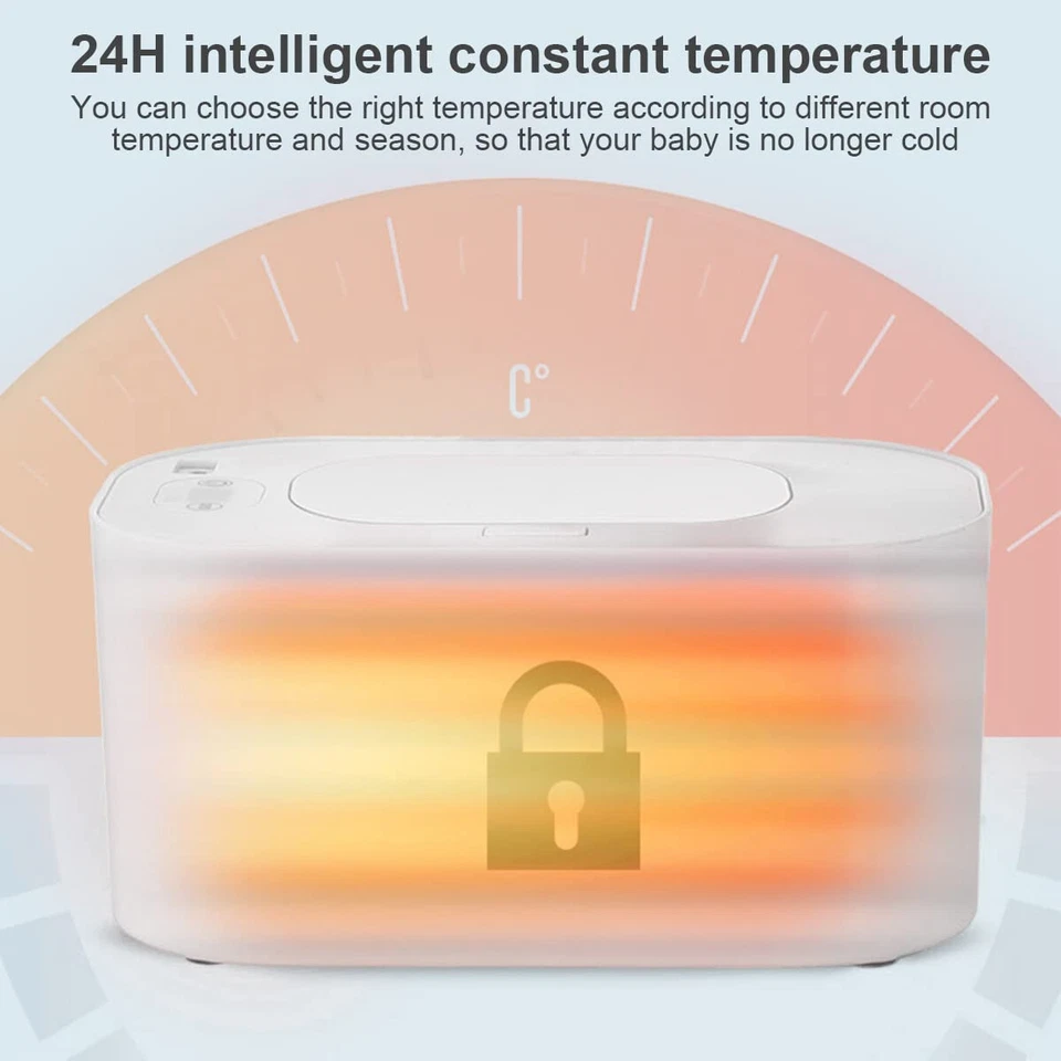 Детский подогреватель и дозатор влажных салфеток система быстрого нагрева, светодиодный дисплей - Изображение 3 из 4