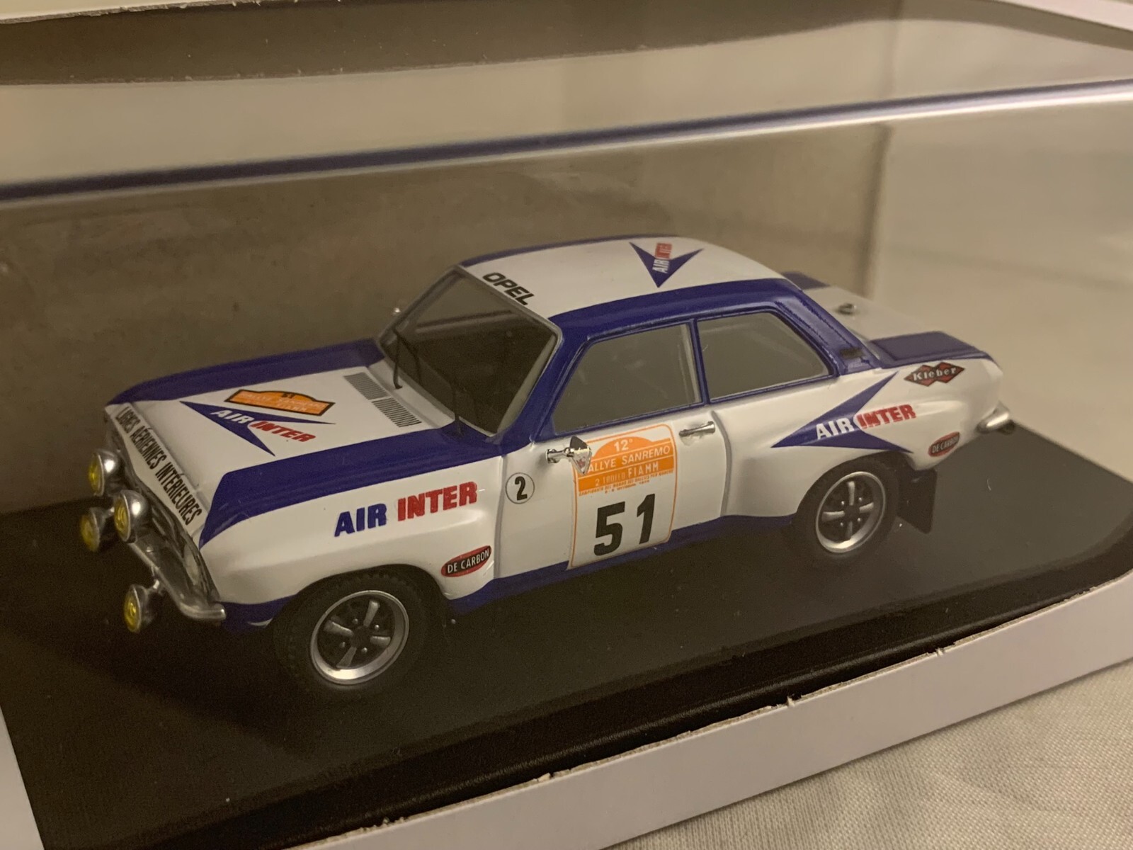 Idée Cadeau Homme Miniature Opel Ascona A Sanremo 1974 Échelle 1/43 Trofeu
