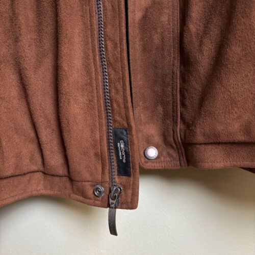 Liz Claiborne Women Sueded Finish Jacket Brown Sz XXL Outerwear Western Country - Picture 11 of 24