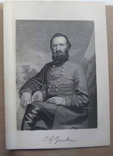 Engraving General Stonewall Jackson  from the original picture by A. Chappel