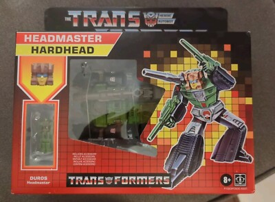 Hasbro Transformers Generations Retro Headmaster Hardhead Figure w Duros New! 