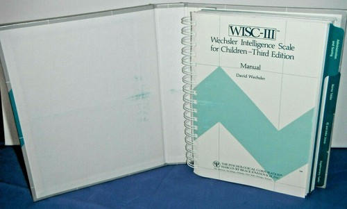 WISC-III Manual by David Wechsler Third Edition Ring-Bound Hard Cover - 第 2/4 張圖片