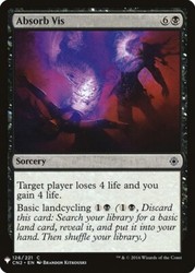 Absorb Vis 126/221 Conspiracy: Take the Crown Common MTG