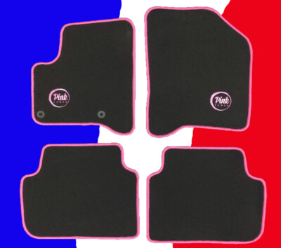 Fußmatten Set Stick Pink Power für Citroen C3 Picasso 2009-2017 4-teilig Autotep