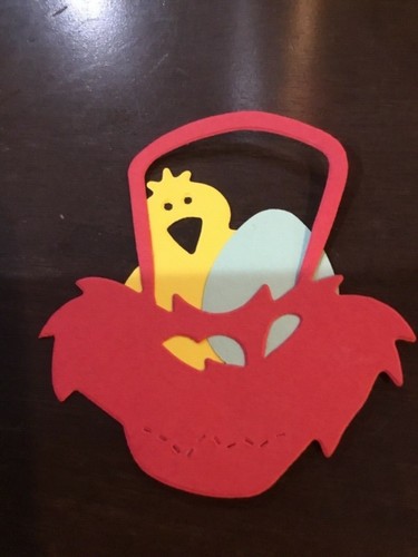 Scrapbook Easter Baskets with bunnies or chicks - Picture 4 of 6